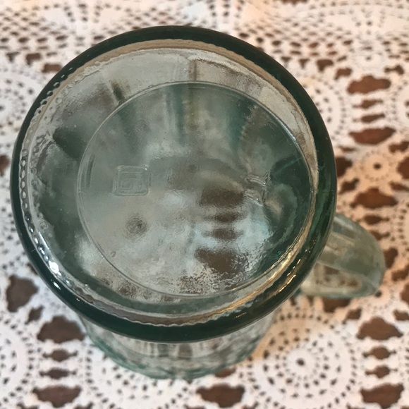 ⭐️Vintage Coca Cola Green Heavy Glass Mug⭐️ - Picture 4 of 5